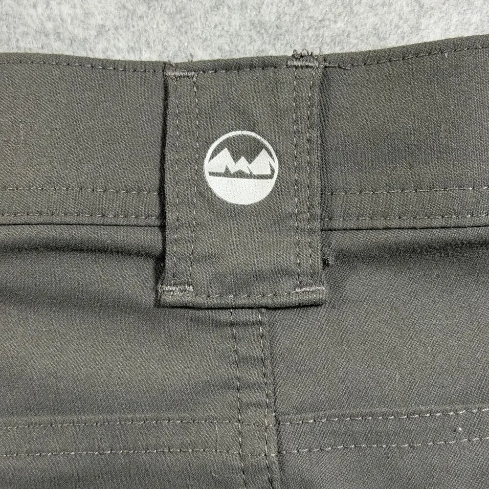 Wrangler ATG Cargo Shorts Mens 40 Dark Gray Zippered Pockets Outdoor Hiking